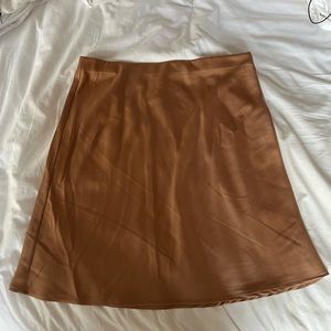 Rachel Zoe tan skirt